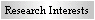Research Interests